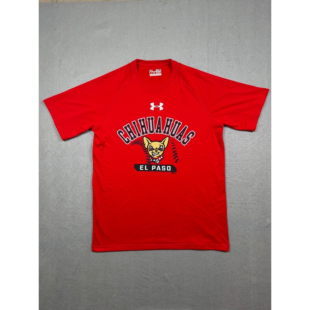 El Paso Chihuahuas Minor AAA Baseball Mens Small Under‎ Armour HeatGear T-Shirt